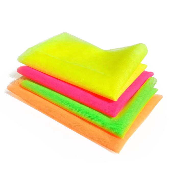 Neon UV Tüll - 4 Farben Set
