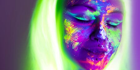 Blacklight schmink & make-up